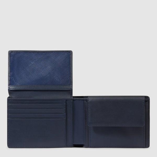 portafogli con porta documenti PU1392S142R BLU PIQUADRO 