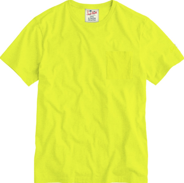 t-shirt in lino ALEX 00007D MC2 SAINT BARTH 