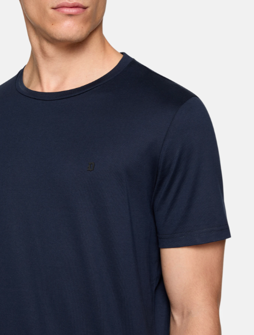 t-shirt con ricamo logo US198 JF0271U ZL4 890 DONDUP 