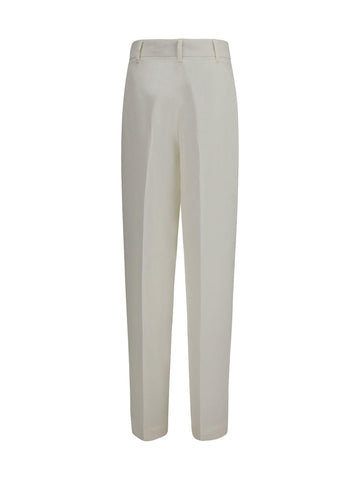 pantalone ampio in batavia di lino MSTSUMERO 015 MAXMARA STUDIO 