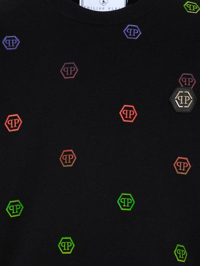 felpa logo monogram multicolor S6PHJBSW009 110 PHILIPP PLEIN 