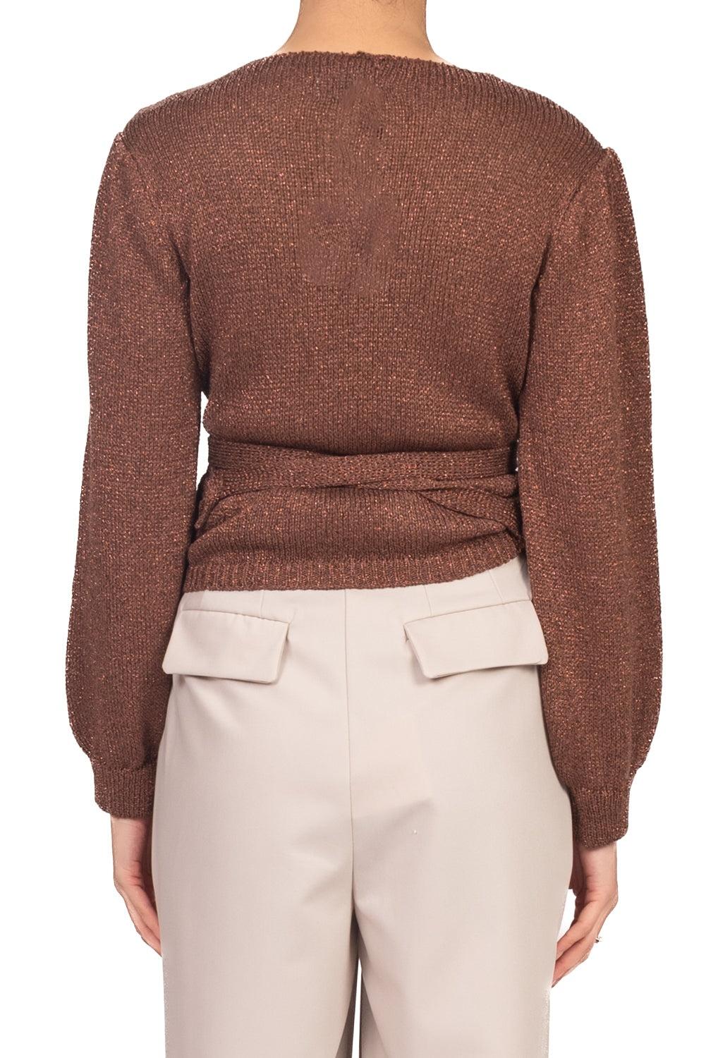 cardigan scadacuore 5AB5020 MORO VICOLO 
