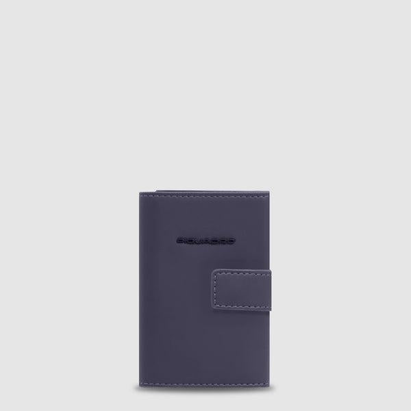 portacarte automatico PP5649C2OWR BLU PIQUADRO 