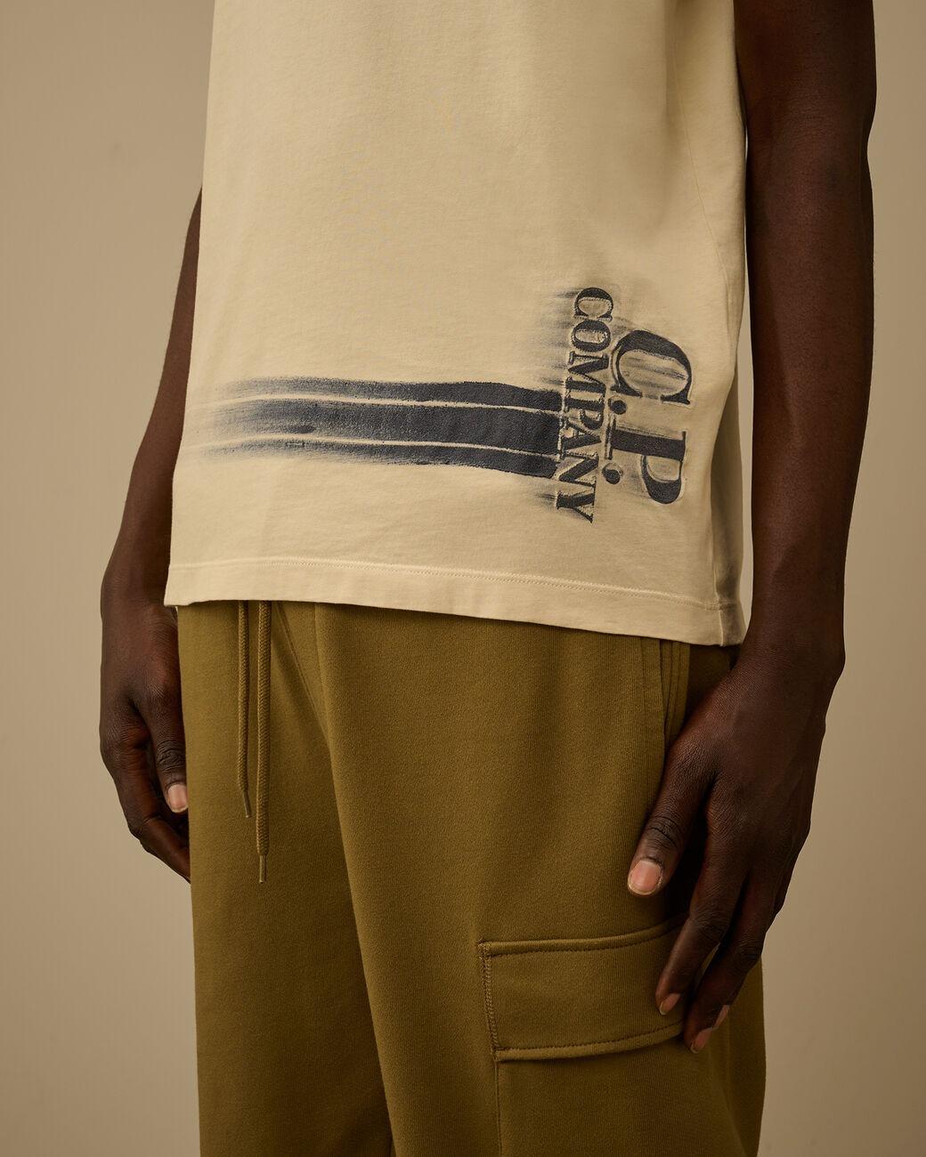 t-shirt bottom logo 20CMTS293A 005431G 114 CP COMPANY 