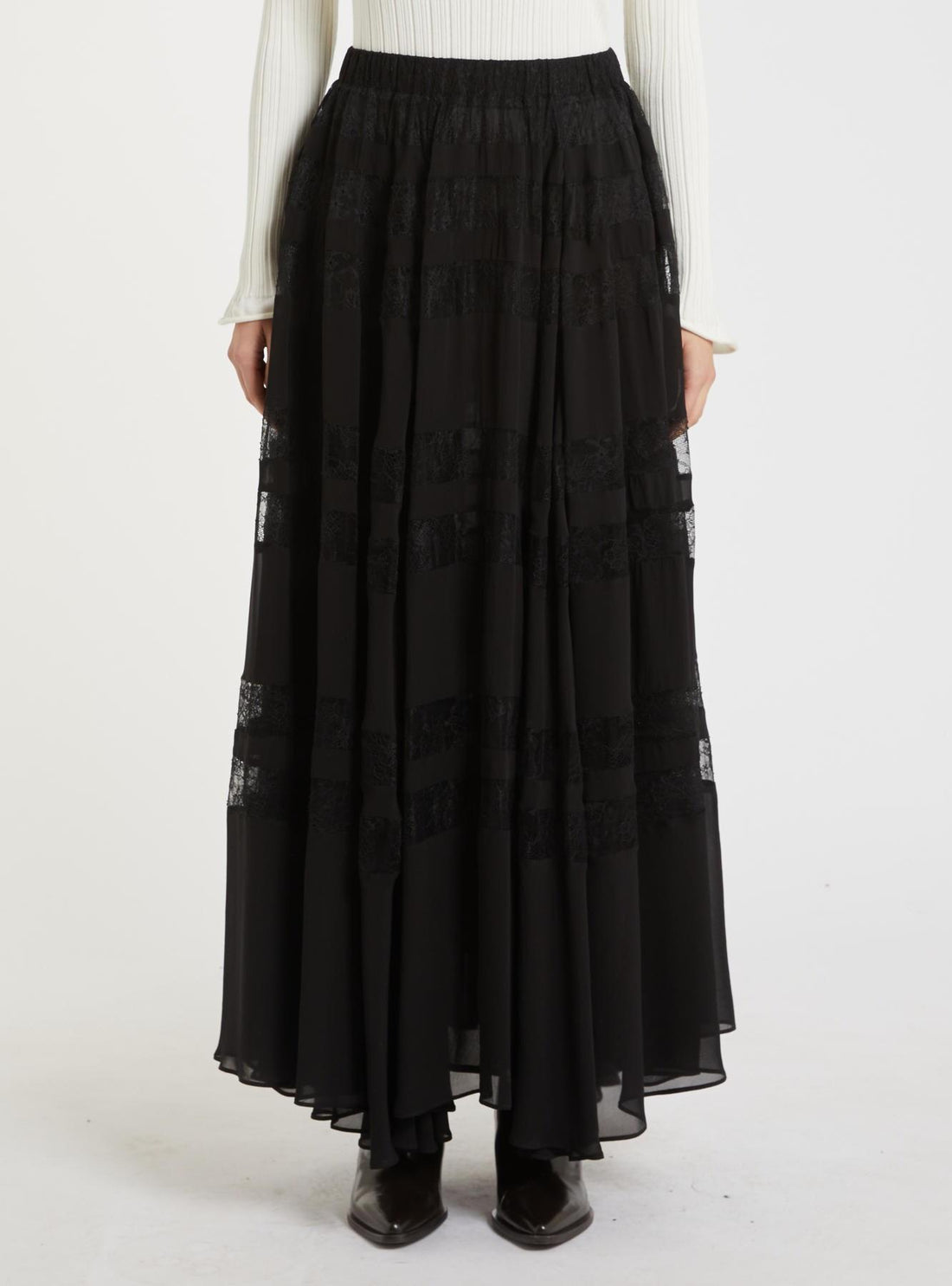 gonna con inserti in pizzo BIRD 001 MARella 