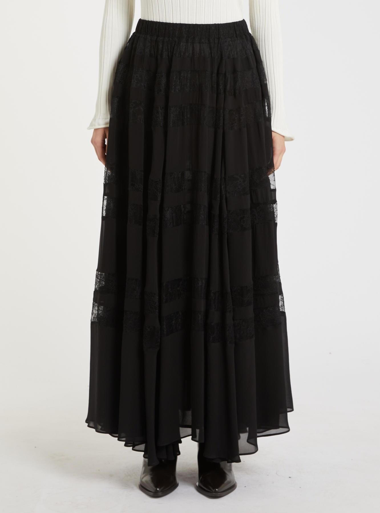 gonna con inserti in pizzo BIRD 001 MARella 