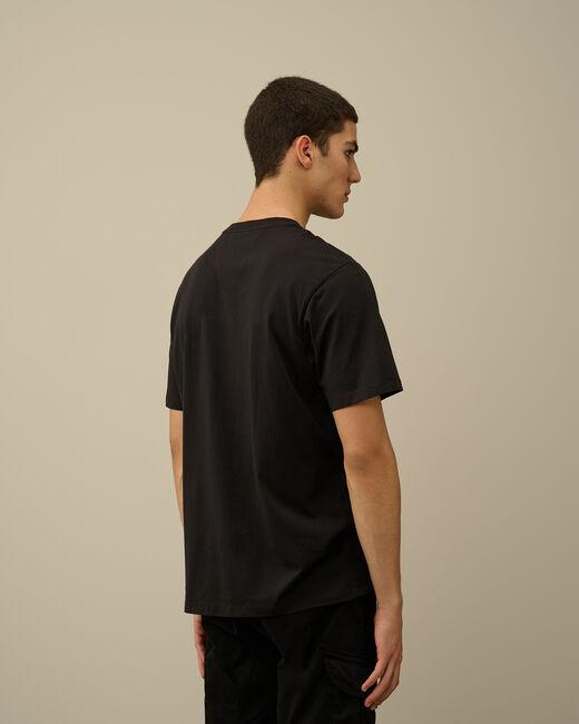 t-shirt con ricamo logo 17CMTS031A 005100W 999 CP COMPANY 