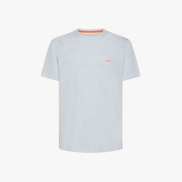 t-shirt con logo in contrasto T35123 BIANCO SUN68 