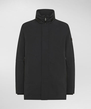 giacca stretch con cappuccio estraibile PEEBLES SRT NER PeUTEREY 