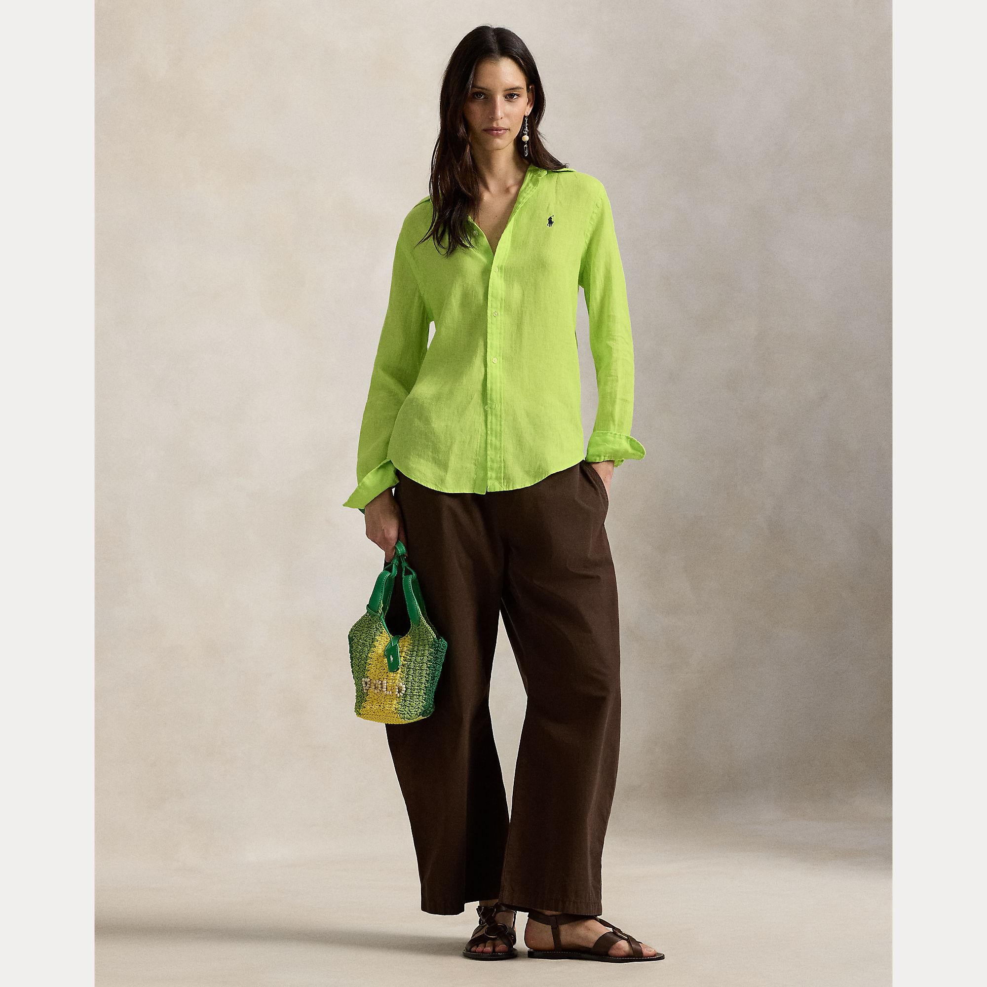 camicia in lino 211-970730 509 RALPH LAUREN POLO 