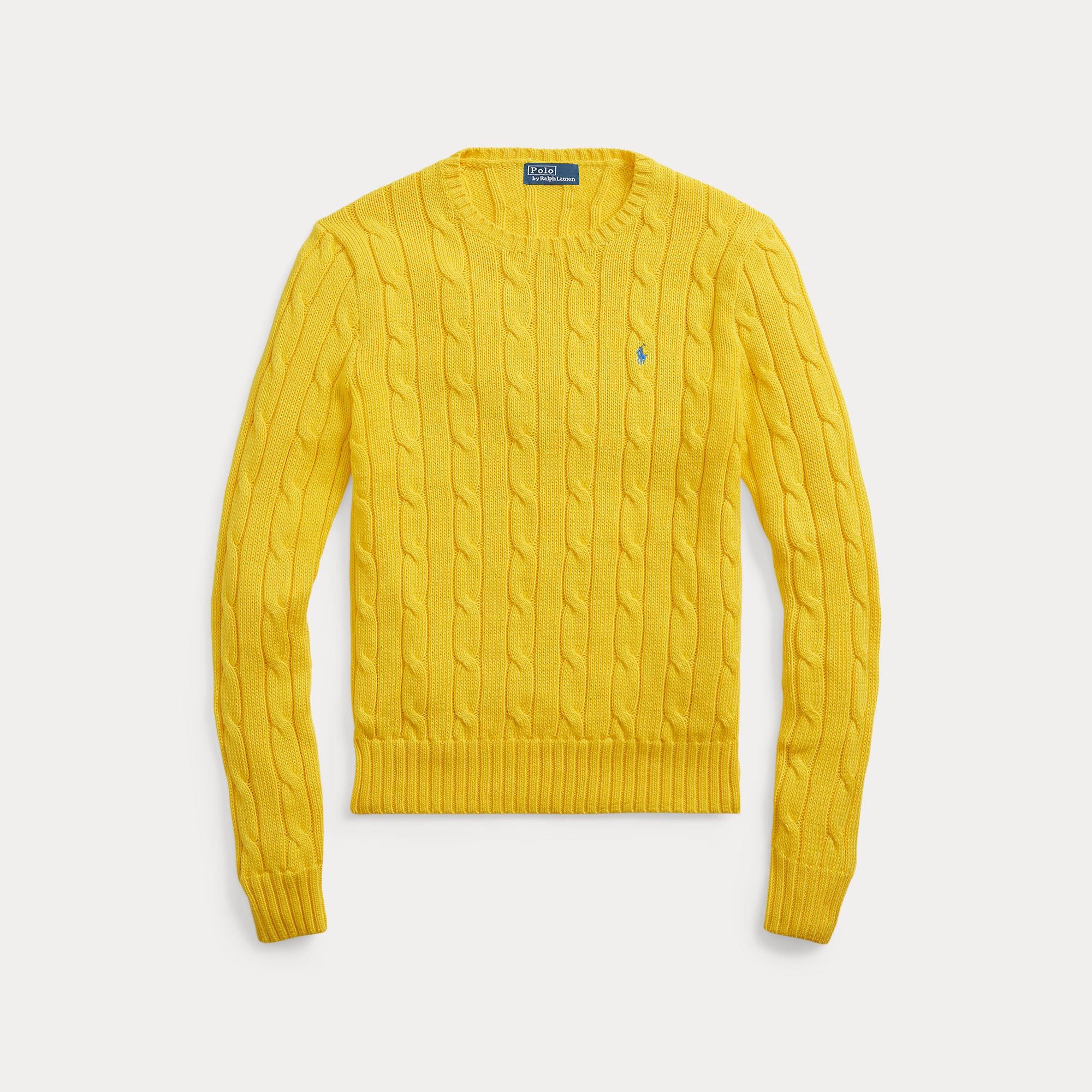 maglioncino a trecce con cavallino 211-891640 007 RALPH LAUREN POLO 