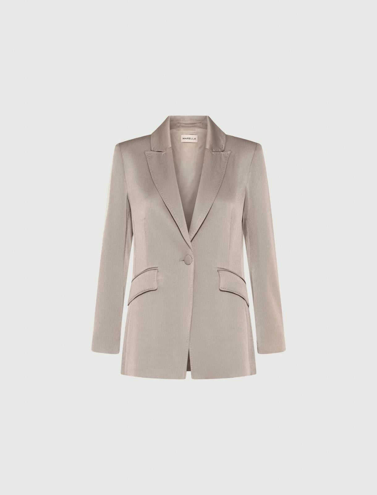 giacca in satin COGNAC 002 MARella 