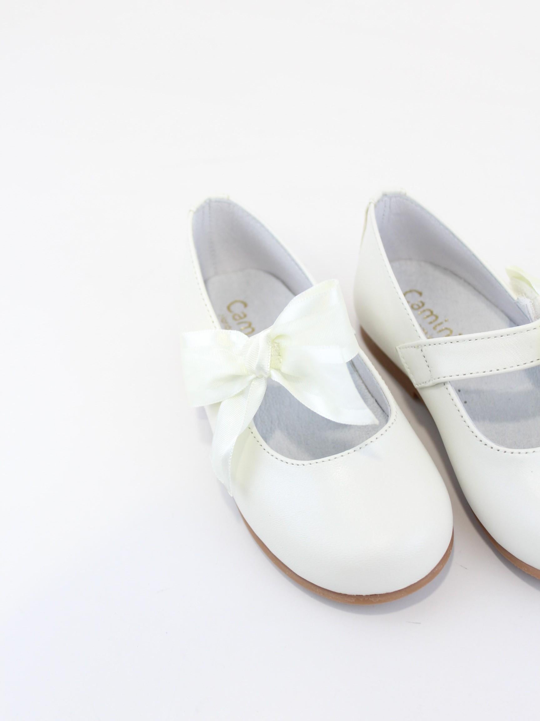 ballerina con fiocco in raso IT3029-114 PIEL CASIOPEA NACAR NUPCIAL CAMINITO 