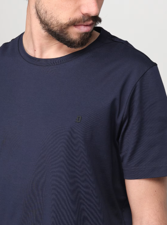 t-shirt con logo gommato US198JF0271UZL4 890 DONDUP 