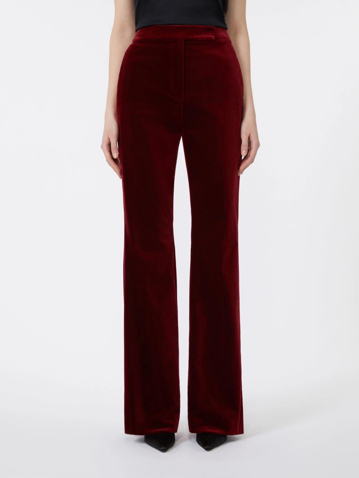 pantalone smoking in velluto VETRINO 016 MAXMARA STUDIO 