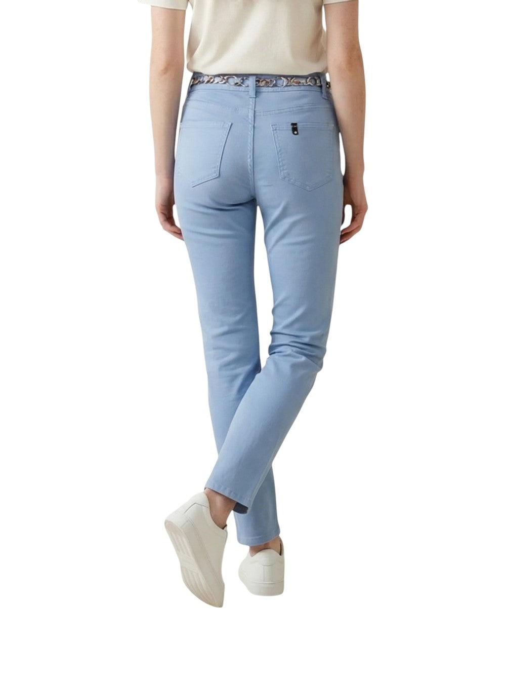 pantalone con inserto WA6260T367A P9258 LIU JO WHITE 
