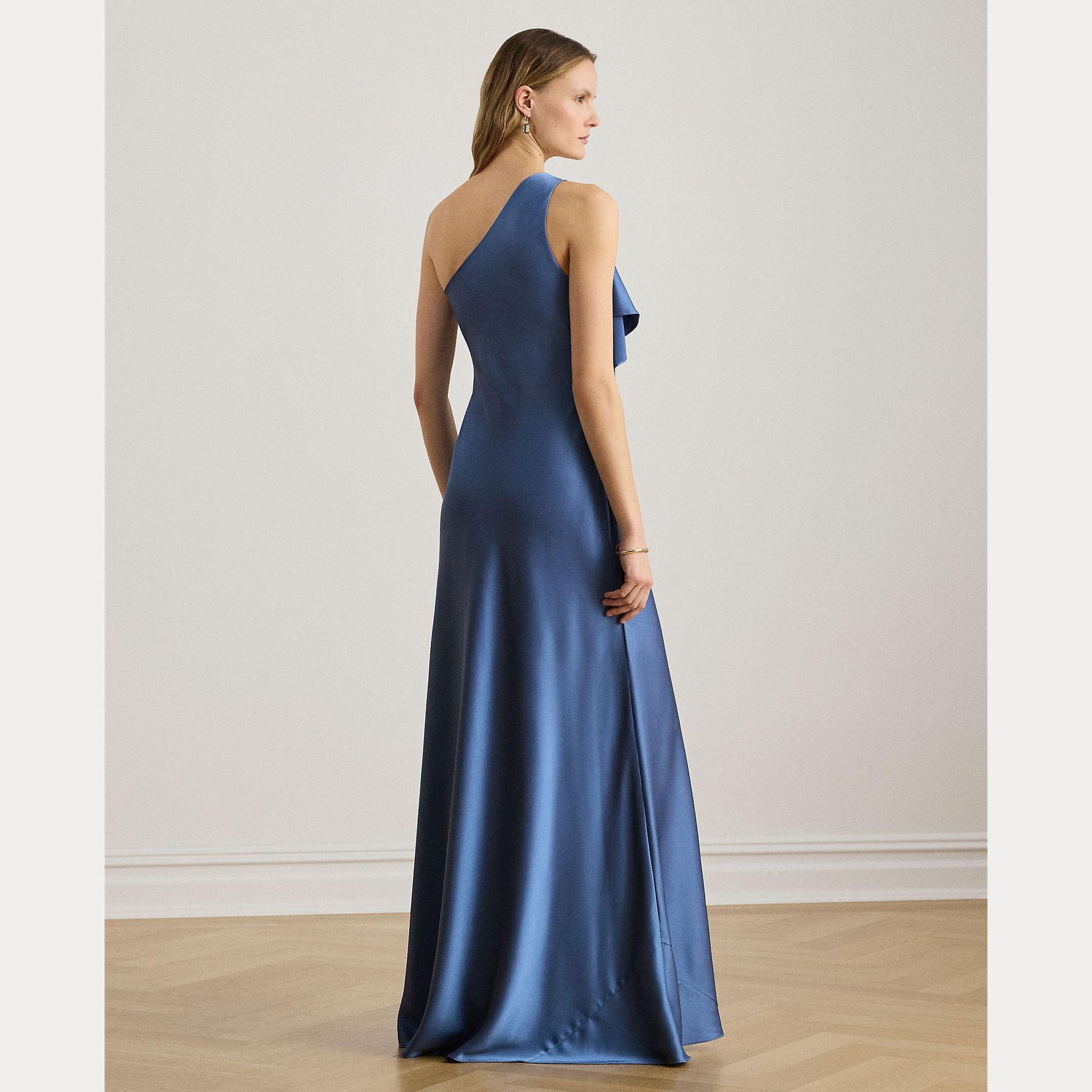 abito monospalla in raso 253-909454 012 LAUREN RALPH LAUREN 