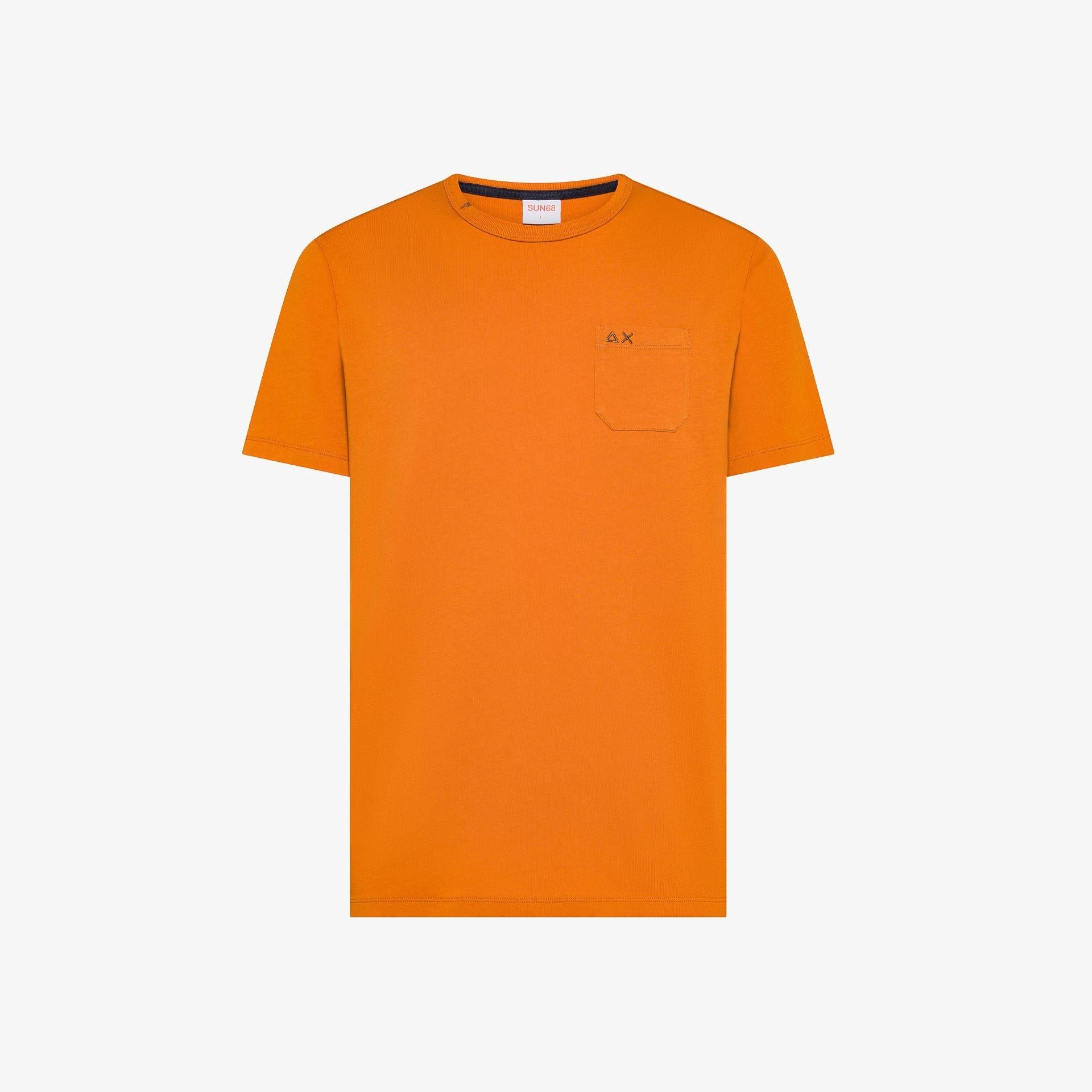 t-shirt pocket T36101 RUST SUN68 
