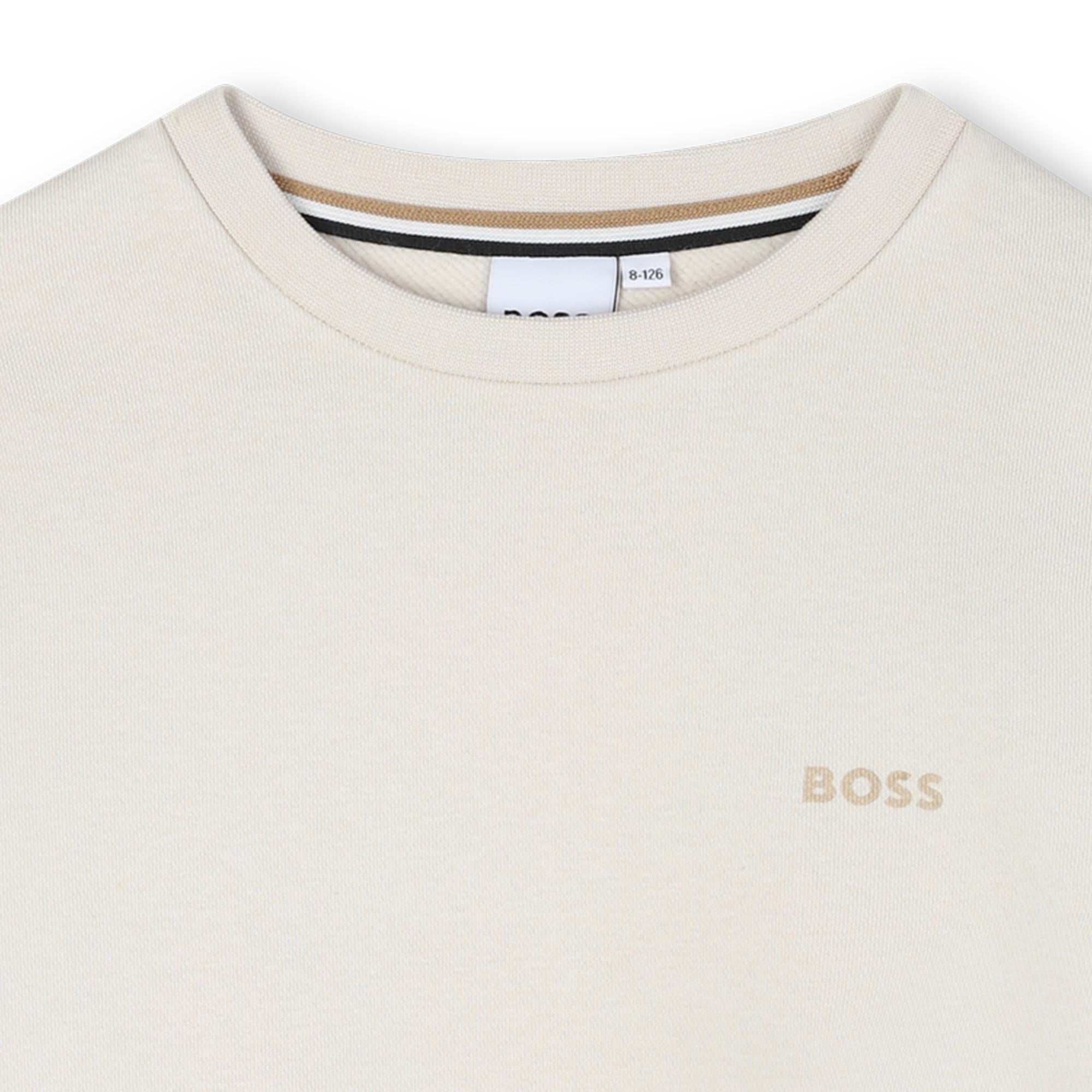 Felpa con logo petto J52348 21C BOSS 