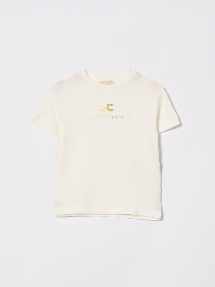 t-shirt con logo EGTS108 JE006 0115 ELISABETTA FRANCHI 