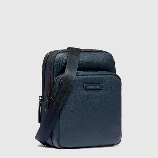 borsello multi scomparitmento CA6303MOS BLU PIQUADRO 