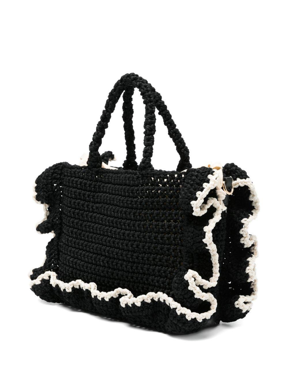 borsa crochet con balze 261TD8291 06571 TWINSET 