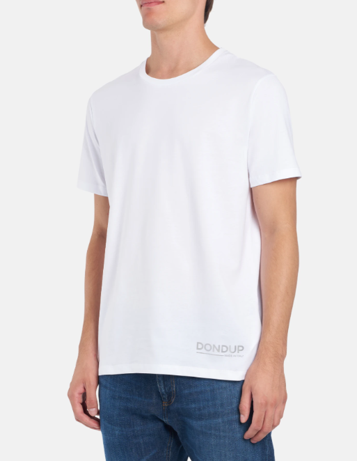 t-shirt logo al fondo US198JF0309ULO6 000 DONDUP 