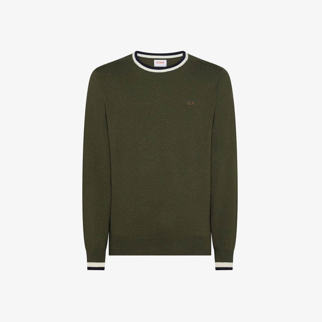 maglione con contrasti K45145 74 SUN68 