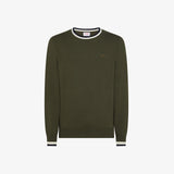 SUN68 maglione con contrasti Verde