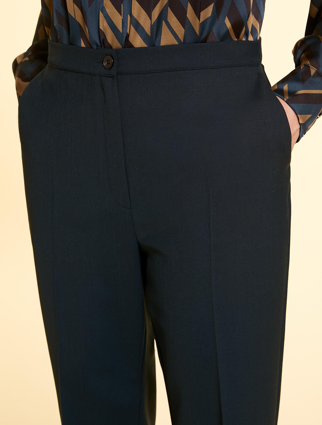 PANTALONI IN MISTO LANA ROMA 50 MARINA RINALDI 