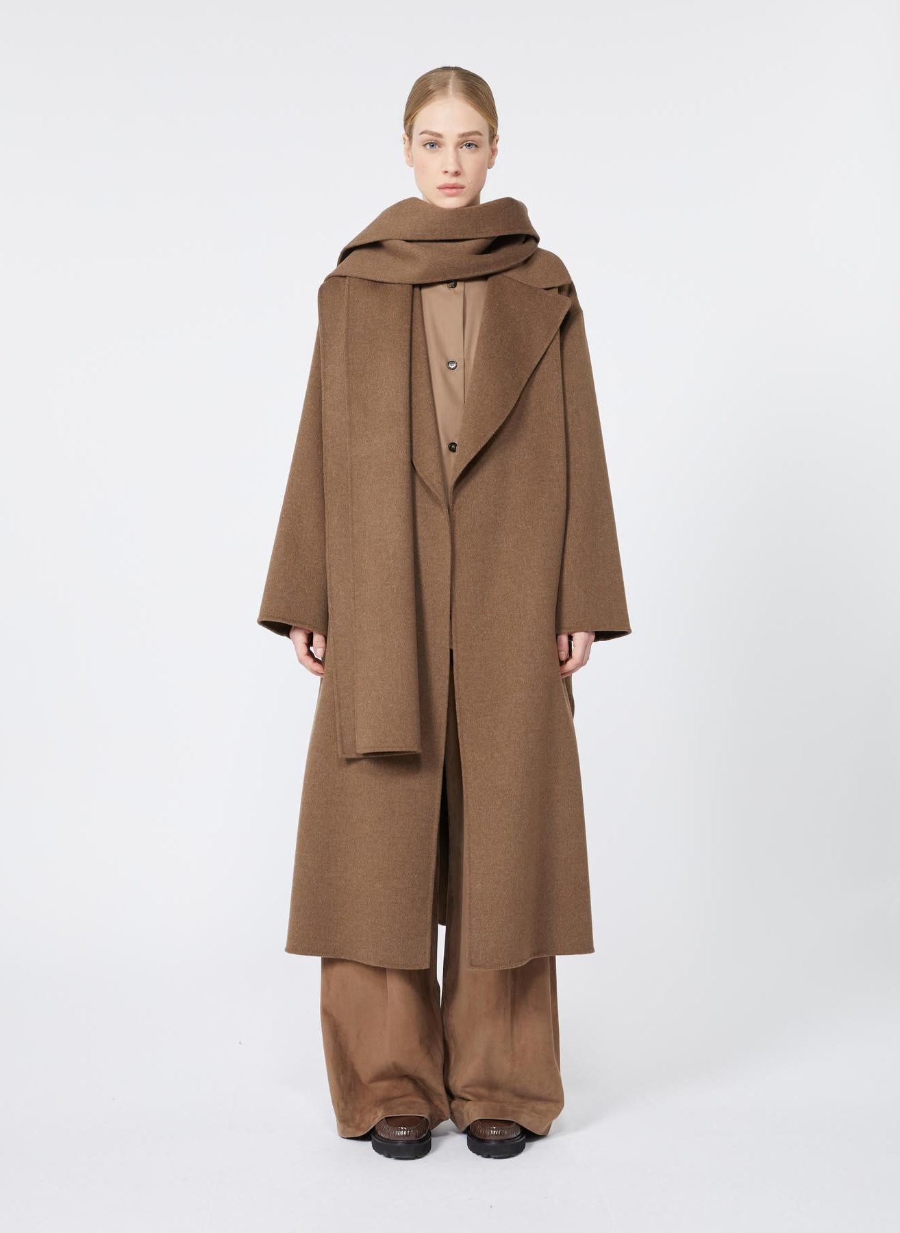 Cappotto a vestaglia in lana CUORE 078 S MAXMARA 