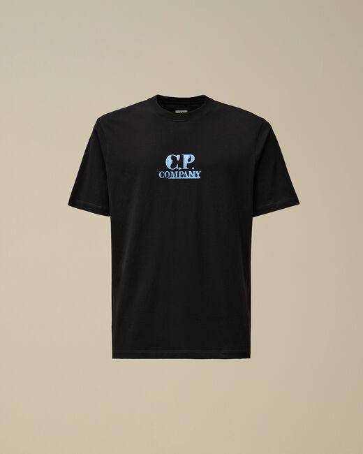 t-shirt con logo grafico 18CMTS143A 006586W 888 CP COMPANY 