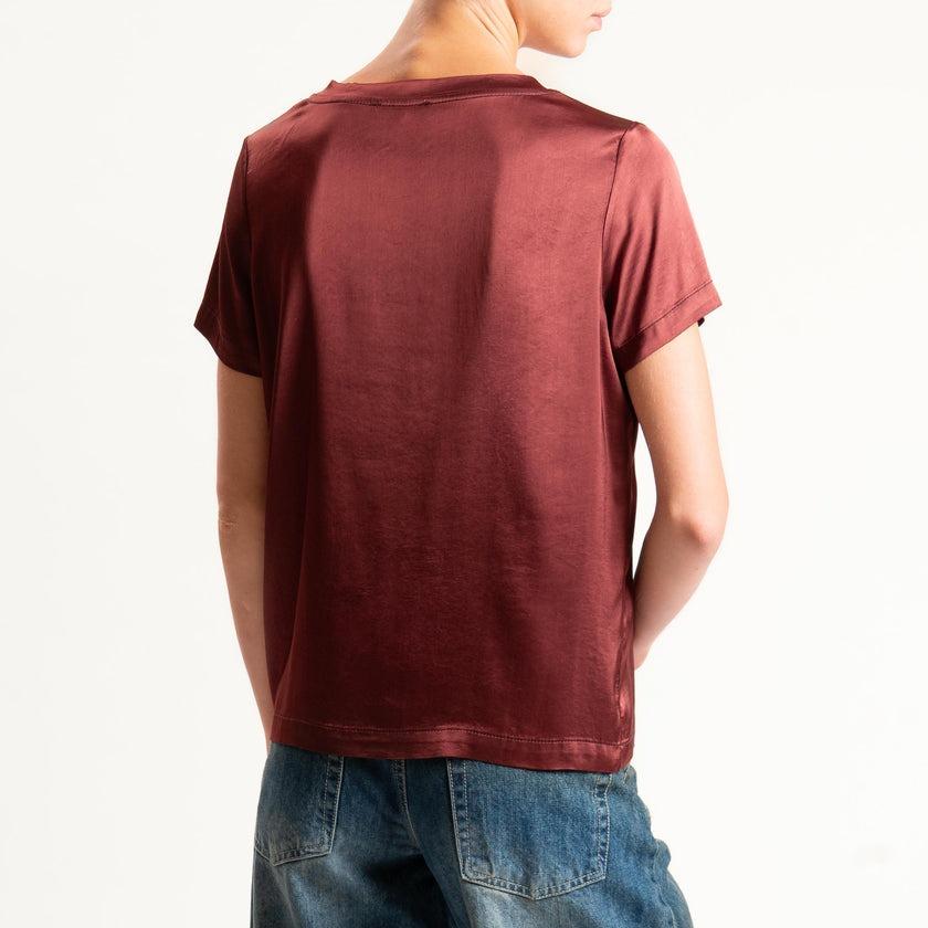 t-shirt satin TF0245 VINO VICOLO 