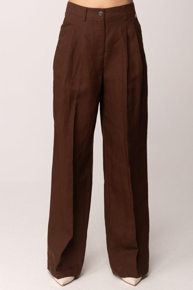 pantalone a palazzo 261AP2324 10780 TWINSET ACTITUDE 