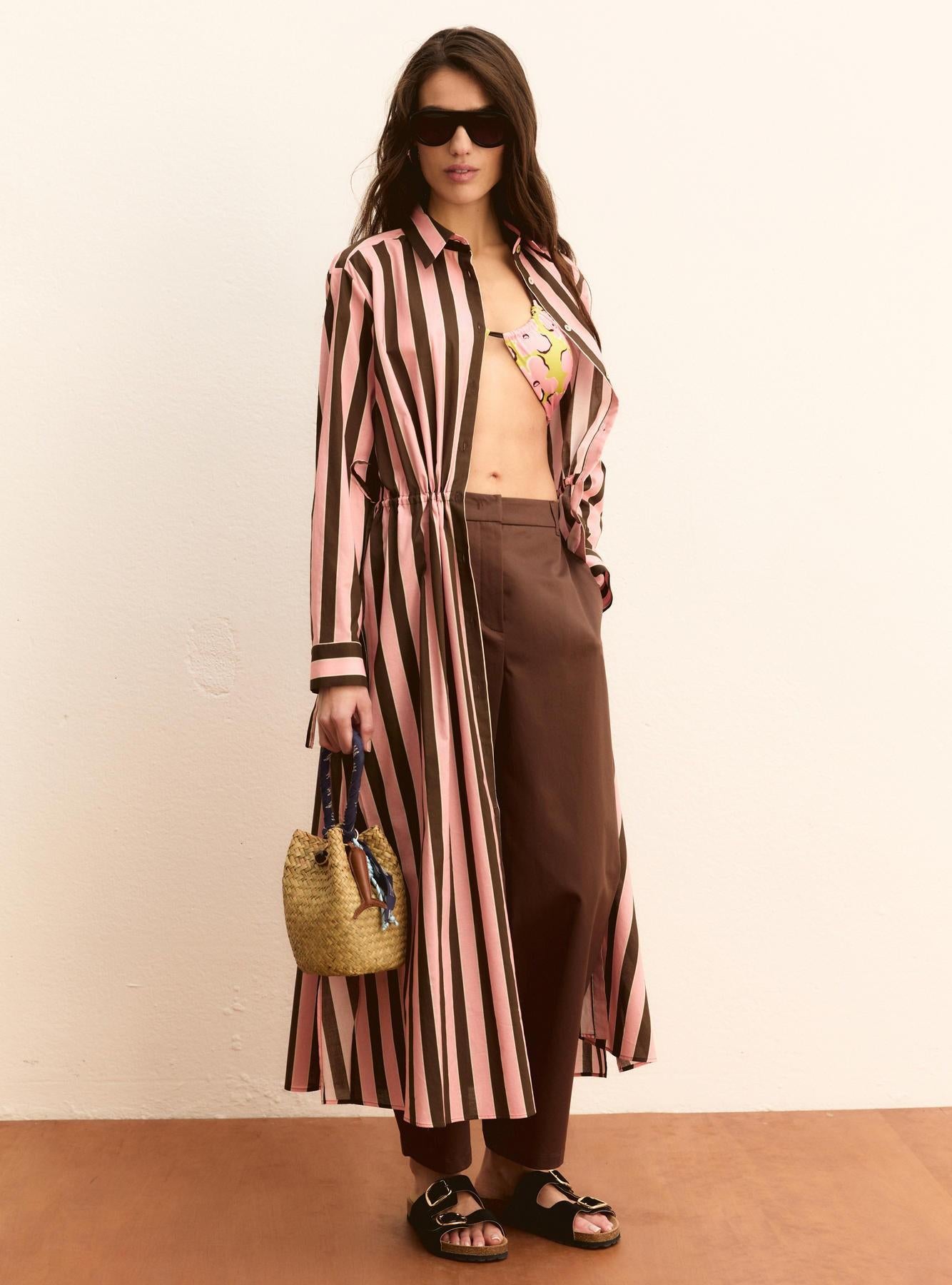 pantalone in raso stretch EMIVERANDA 002 EMME MARELLA 