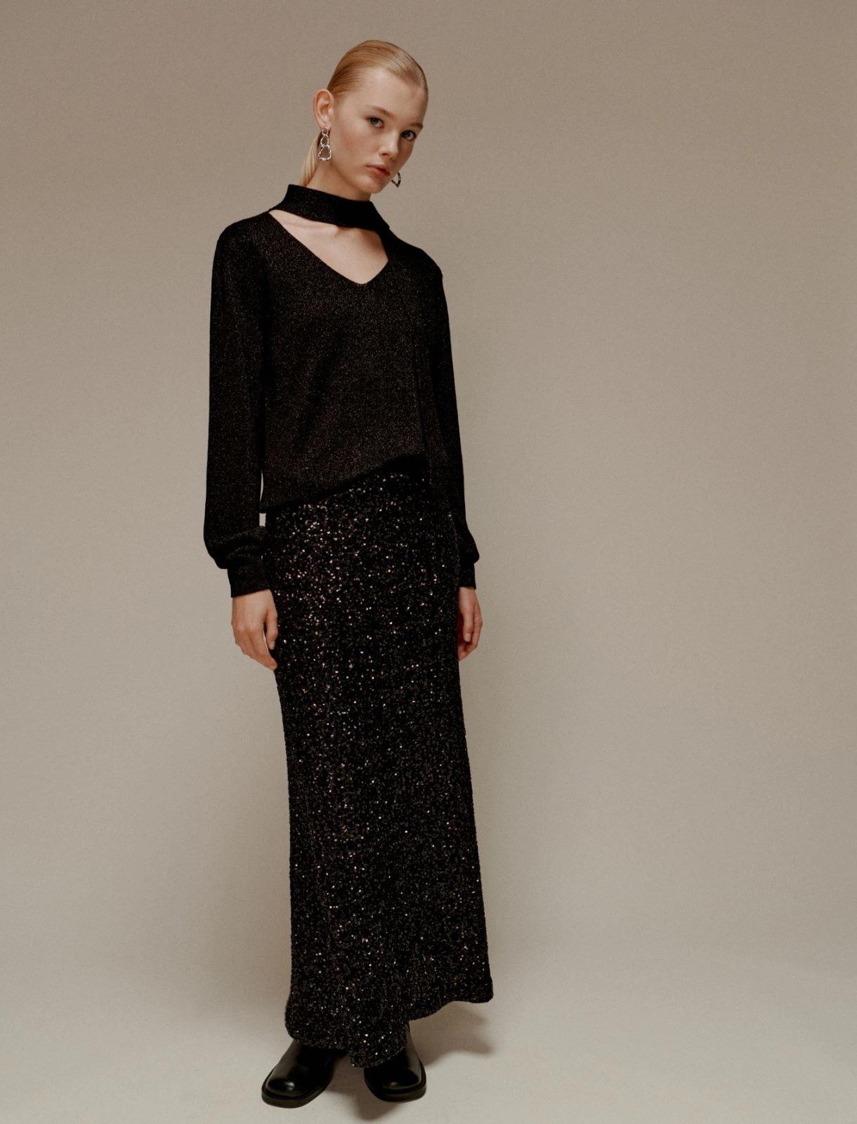 gonna midi con pailettes SALICE 001 MARella 