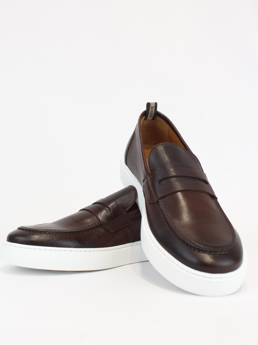 Mocassini in pelle 1038 DIXAN CASTAGNA ROSSI 