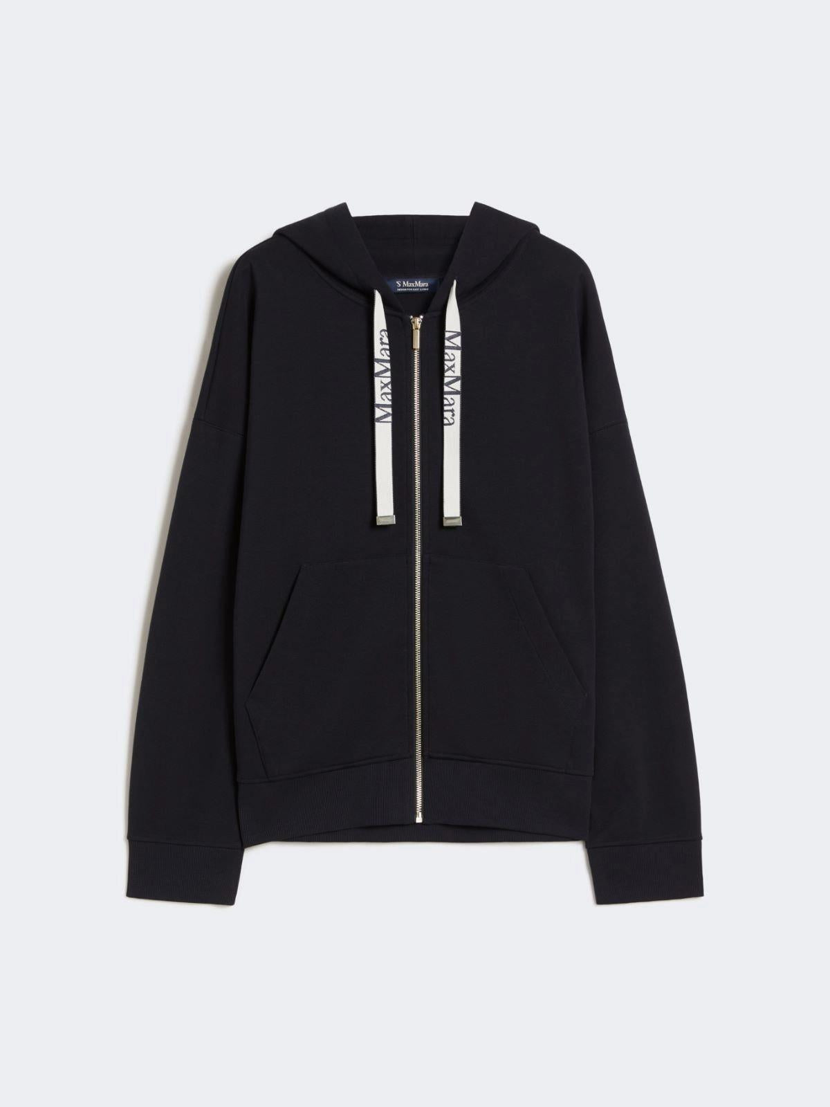 felpa con zip in jersey tecnico SMMJOUR 005 S MAXMARA 