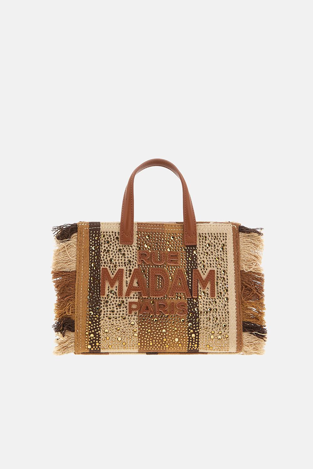 Borsa casablanca mini tote 1529CASABLANCA BROWN RUE MADAM PARIS 
