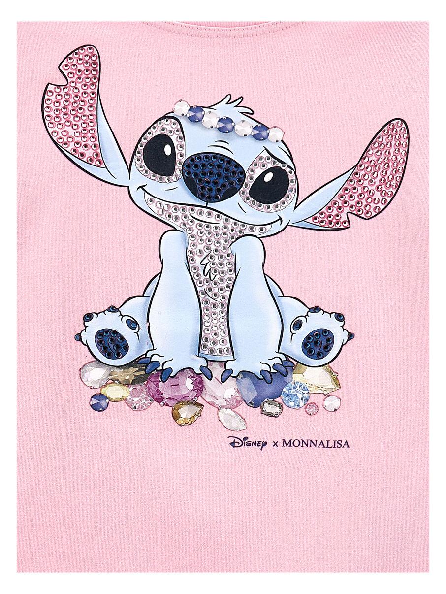 t-shirt stitch strass 19F610 6013 0090 MONNALISA 