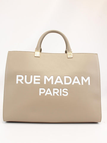 borsa iconique tote 1485 TAUPE RUE MADAM PARIS 