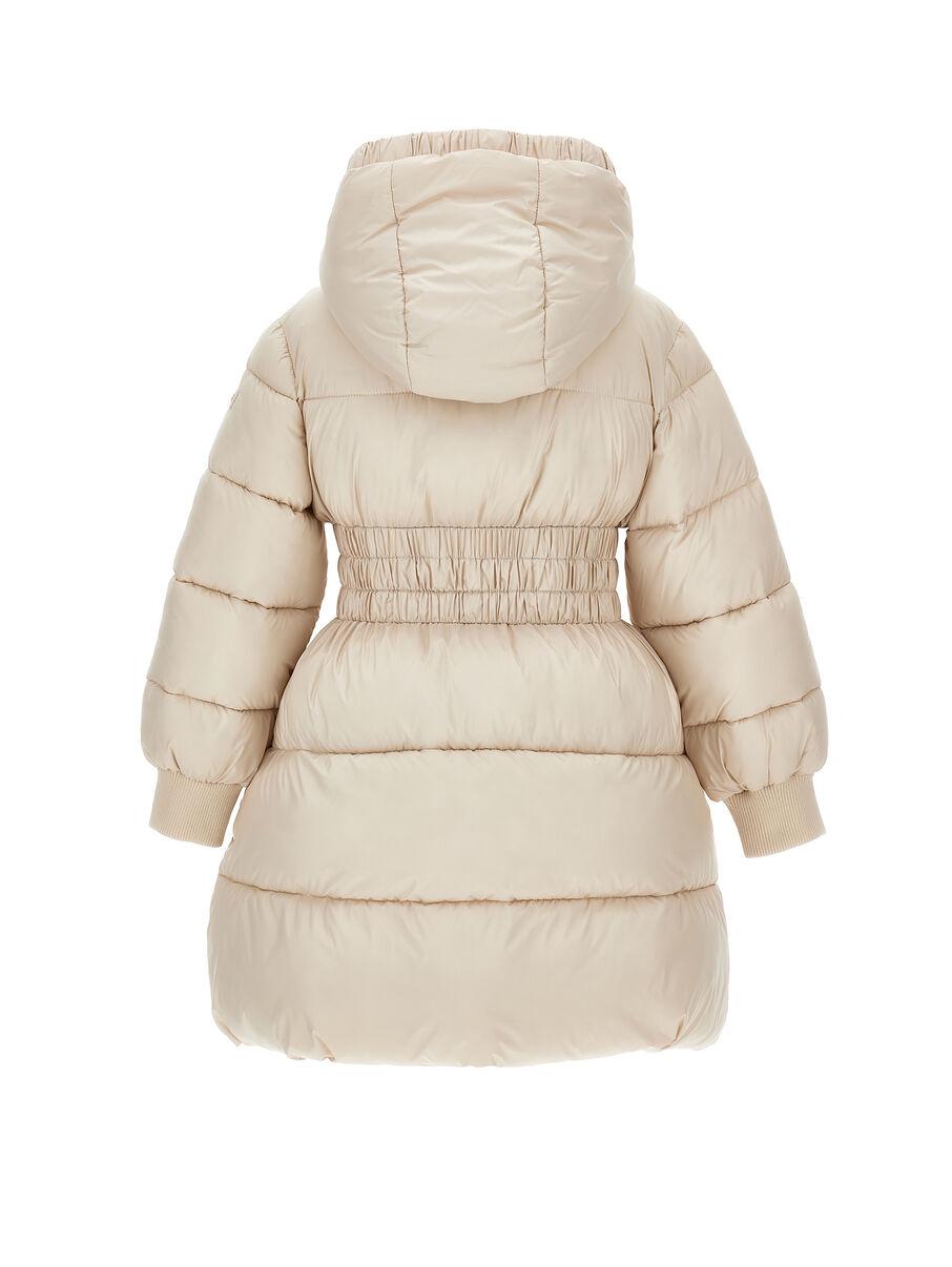 piumino lungo con cappuccio 17F102 6021 0003 MONNALISA 