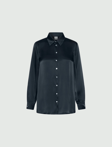 camicia in raso di misto seta BUNNY 004 MARella MONOCHROME 