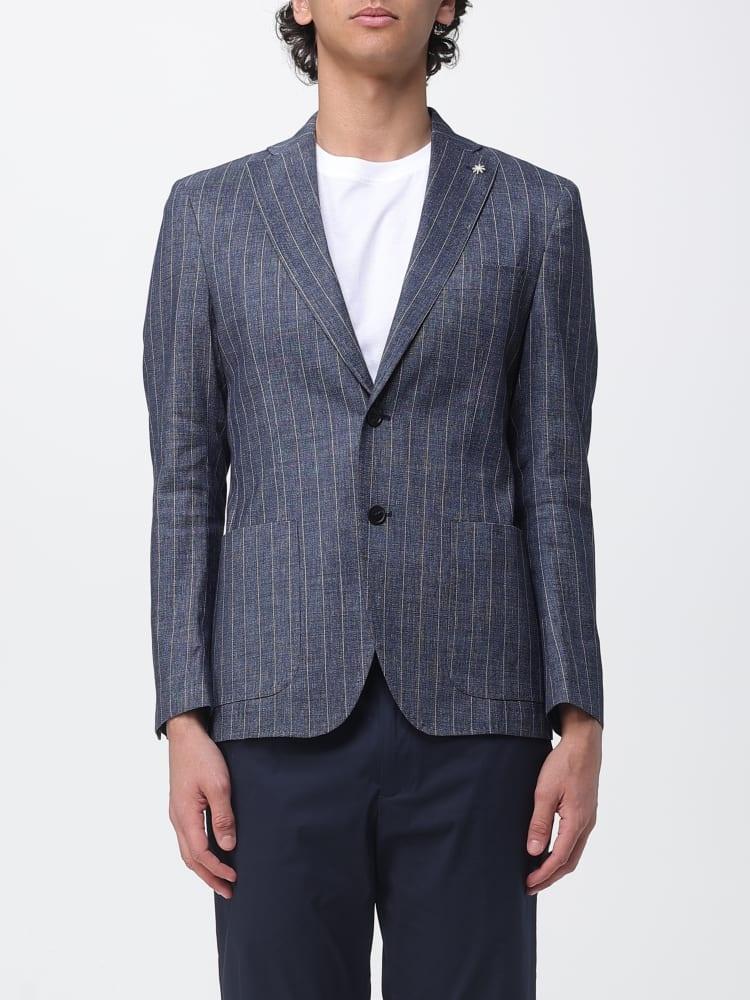 blazer monopetto in lino 4032G2038 263115 89 MANUEL RITZ 