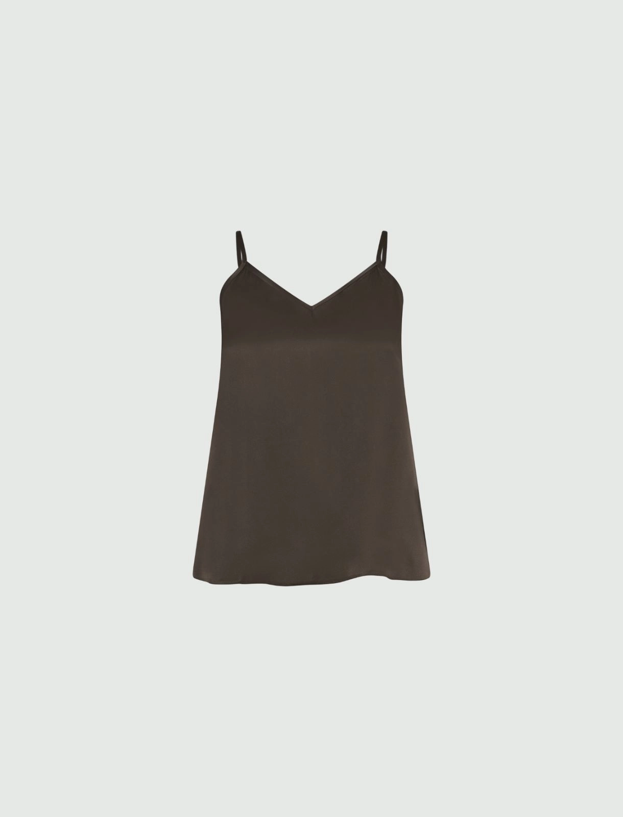 top con bretelle sottili in raso LEZIONE 003 MARella 