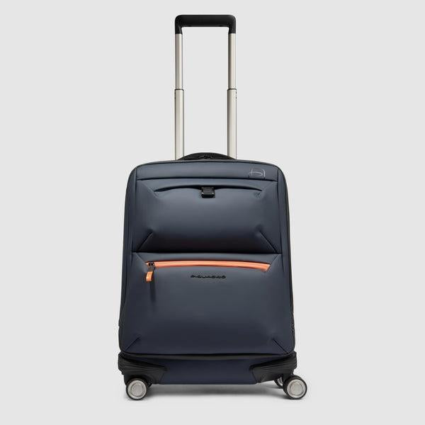 Trolley cabina gommato BV6377C2OW BLU PIQUADRO 