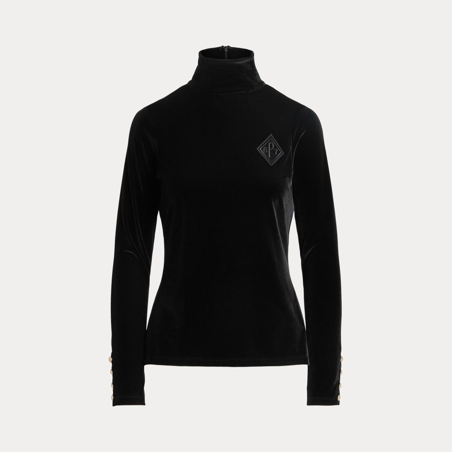 Maglioncino collo alto in velluto 211-882297 001 LAUREN RALPH LAUREN 