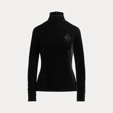 Maglioncino collo alto in velluto 211-882297 001 LAUREN RALPH LAUREN 