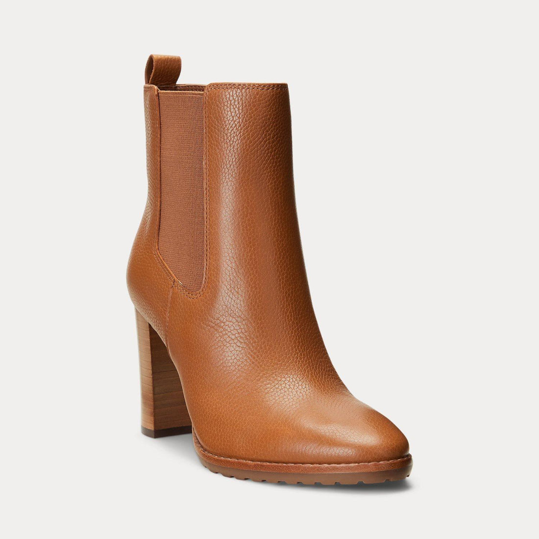 stivaletto in pelle martellata 802-912285 002 LAUREN RALPH LAUREN 