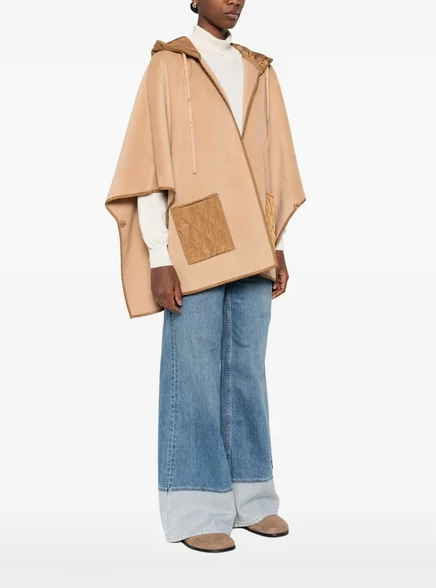 poncho con cappuccio e tasche 252TA4240 12605 TWINSET 